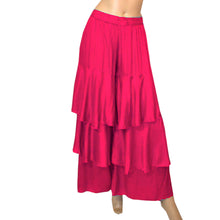 Satin Belly Dance 3 Layer Satin Palazzo Pants S97 - Regular Size 1