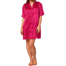 Satin Long Night wear Loser Shirt S111 - Regular Size 1