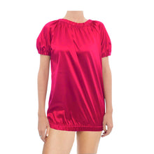 Round Neck Satin Loose T shirt S106 - Regular Size 1