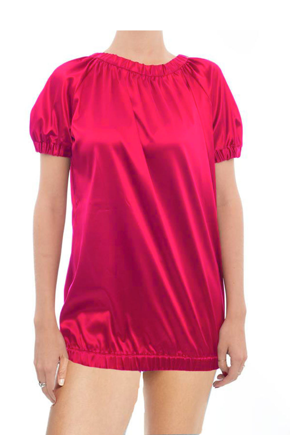 Satin Loose T shirt S106 - Regular Size 1