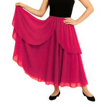 Chiffon 2 Layer Belly Dance Skirt | Flowy Fancy Costume S-5XL C75