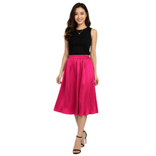 Satin Belly Dance Midi Skirt | Casual wear Skirt S-3XL | 41 Colors S35