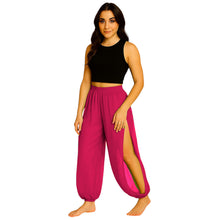 Sheer Chiffon Harem Yoga Pant | Flowing Belly Dance & Layering Trouser Side Cut harem Pant C19