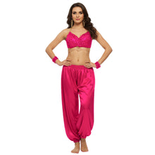 Satin Belly Dance Harem Pants | Flowy Trousers S-3XL | 41 Colors S10