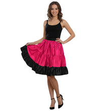 Satin 3-Layer Short Skirt | Tiered Ruffle Party Mini S-3XL S68