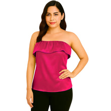 Satin Sleeveless Fancy Top | Party & Evening Wear S-3XL | 41 Colors S88