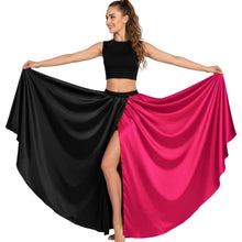 Reversible Full Circle Dance Skirt | Front Cut Flow S-3XL | 41 Colors S59