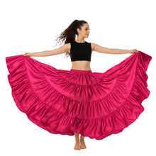 Ultimate Satin 25 Yard 4 Tier Skirt | Belly Dance Skirt S-5XL S20