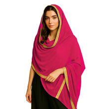 Sheer Chiffon Belly Dance Veil | Flowing Dance Dupatta Prop & Costume Accent C21