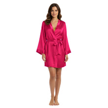 Satin Night Wear Bathrobe | Luxurious Kimono Robe S-3XL | 41 Colors S104