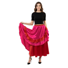 Satin Half Circle Belly Dance Skirt | Elegant Flow S-3XL | 41 Colors S71