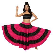 Satin Full Circle Dance Skirt Frill | 360° Flow S-3XL S46