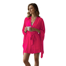 Chiffon Sheer Nightwear Bathrobe | Lingerie Robe S-5XL | 30 Colors C46
