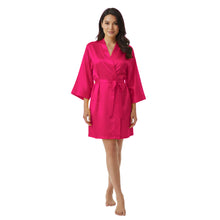 Satin Night Wear Bathrobe | Luxurious Kimono Robe S-3XL | 41 Colors S26