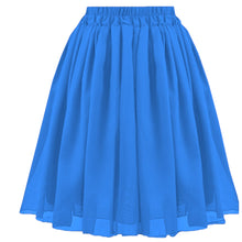 Flowy Chiffon Mini Skirt - High-Waist Pleated Party & Cocktail Wear C27