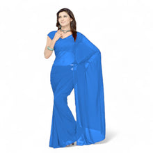 Bollywood Solid Chiffon Saree for Women - Ethnic Party & Festive Wear C26