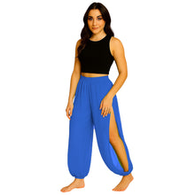 Sheer Chiffon Harem Yoga Pant | Flowing Belly Dance & Layering Trouser Side Cut harem Pant C19