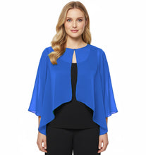 Chiffon Sheer Peplum Top | Flowy Blouse S-5XL | 30 Colors C48