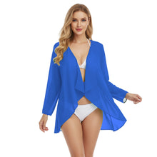 Chiffon Swimwear Cover Up Jacket | Sheer Beach Shrug S-5XL C77