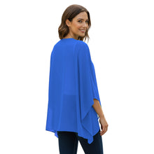 Chiffon Long Sleeve Beach Shrug | Resort Cover-Up S-5XL | 30 Colors C51