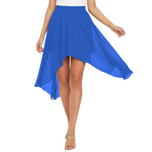 Flowy Chiffon Asymmetrical High-Low Maxi Skirt C38