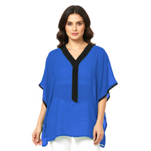 Chiffon Tulip Caftan Top | Flowy Casual Tunic S-5XL | 30 Colors C64