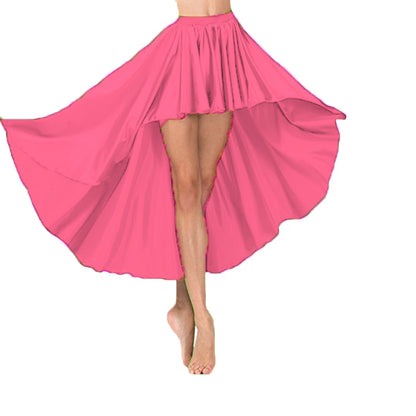 Satin Asymmetrical Skirt S74 - Regular Size 1