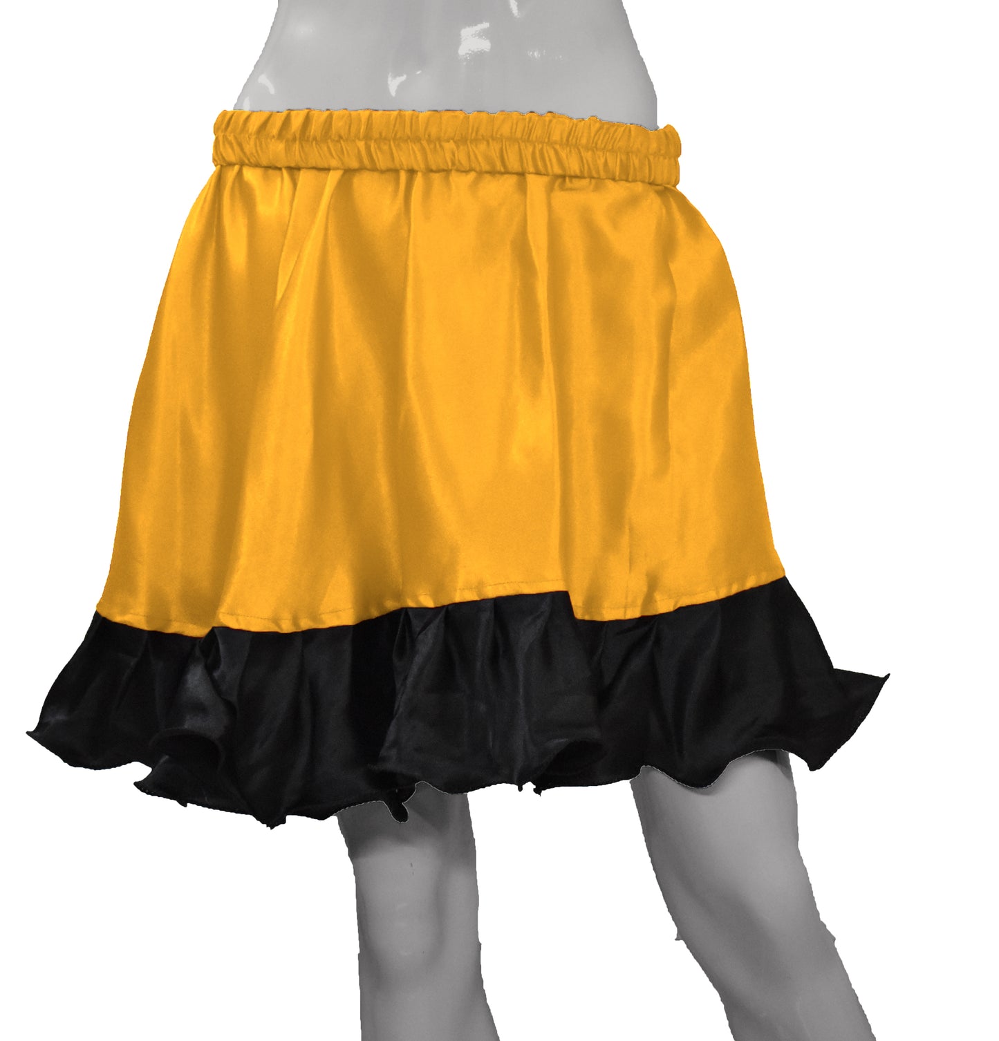 Satin Short skirt with Frill S63 - Regular Size 2