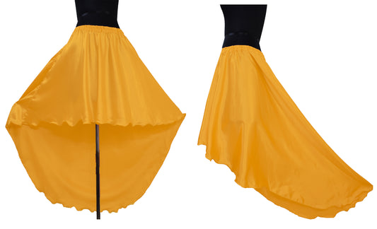 Satin Asymmetrical Skirt S47 - Regular Size 2