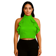 Satin Crop Top | Fancy Party Wear Blouse S-3XL | 41 Colors S92