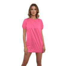 Satin Round Neck T-Shirt | Silky Short Sleeve Top S-3XL | 41 Colors S106