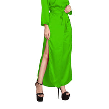 Gray Satin Wide Leg Pants, professional flowy trousers.