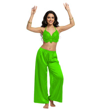 Satin Palazzo Pants | Belly Dance Wide Leg Flow S-3XL | 41 Colors S19