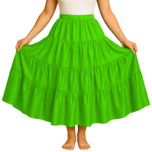 12 Yard 4 Tier Belly Dance Skirt | Full Volume Flow S-3XL S32