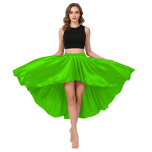 Satin Asymmetrical High-Low Skirt | Flowy Maxi S-5XL | 41 Colors S47