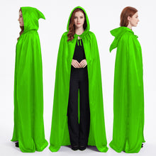 Satin Halloween Hooded Robe Cape – Costume, Cosplay & Party Wear S151