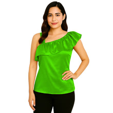 Satin Sleeveless Fancy Top | Party & Evening Wear S-3XL | 41 Colors S87