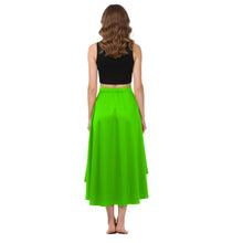 Satin Asymmetrical High-Low Skirt | Flowy Maxi S-5XL | 41 Colors S47