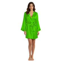 Satin Night Wear Bathrobe | Luxurious Kimono Robe S-3XL | 41 Colors S104