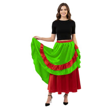 Satin Half Circle Belly Dance Skirt | Elegant Flow S-3XL | 41 Colors S71