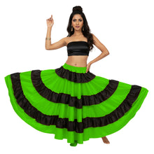 Satin Full Circle Dance Skirt Frill | 360° Flow S-3XL S46