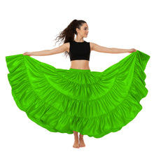Ultimate Satin 25 Yard 4 Tier Skirt | Belly Dance Skirt S-5XL S20