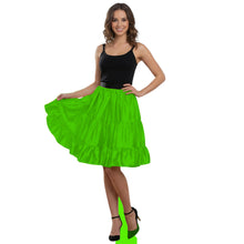 Satin 3-Layer Short Skirt | Tiered Ruffle Party Mini S-3XL S62