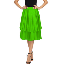 Satin Belly Dance Midi Skirt | Casual wear Skirt S-3XL | 41 Colors S35