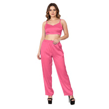 Light Gold Satin Flowy Trousers, elegant metallic lounge pants.