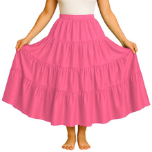 12 Yard 4 Tier Belly Dance Skirt | Full Volume Flow S-3XL S32