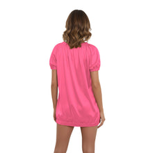 Satin Round Neck T-Shirt | Silky Short Sleeve Top S-3XL | 41 Colors S106