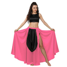 Satin A-Line Skirt w/ Side Slit | Flowy Dance Wear S-3XL | 41 Colors S39