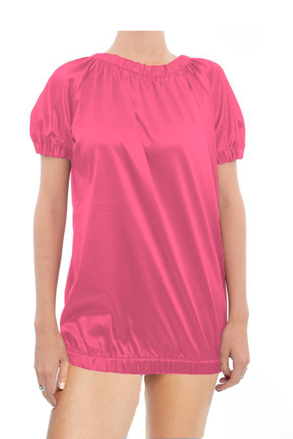 Satin Loose T shirt S106 - Regular Size 1