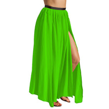 Side  Slit A line Belly Dance skirt 4 Layer Skirt S95 - Regular Size 1